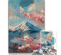 Mount Fuji, Japan Jigsaw Puzzles for Adults 1000 Piece,for Educational Game Challenge Toy for Is Ideal As A Gift for The Whole Family 38x26cm