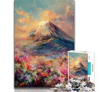 Mount Fuji, Japan Jigsaw Puzzles for Adults 1000 Piece Puzzle,for Educational Game Challenge Toy for Is Ideal As A Gift for The Whole Family (75x50cm)