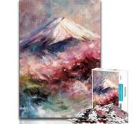 Mount Fuji, Japan Jigsaw Puzzles for Adults Teenagers Jigsaws Puzzle,Toys Educational Games Stress Relieving Suitable for Desktop Decoration 50x75cm