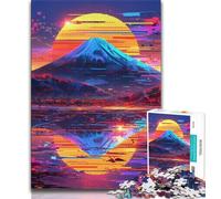 Mount Fuji, Japan Jigsaw Puzzles for Teenagers 1000 Jigsaws,Challenging Game And Family Play Wall Decoration Unique Birthday And Xmas Gifts (38x26cm)