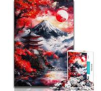 Mount Fuji, Japan Jigsaws 1000 Pieces for Adults,for Educational Game Challenge Toy for Is Ideal As A Gift for The Whole Family 38x26cm