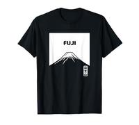 Mount Fuji Japan Simple Mountain Climb Fujisan Kanji Memory T-Shirt