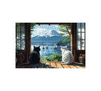 Mount Fuji Jigsaw Puzzles for Adults 1000, Wooden 1000 Piece Jigsaw Puzzles for Adults Animal, Educational Puzzle for The Whole Family Together, Puzzle for Wall Art Home Decor 20x30 Inch LZPT-02252