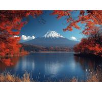 Mount Fuji Jigsaw Puzzles for Adults 500 Piece Impossible Puzzle for Adults IQ Game Games Challenging Japan Jigsaws 500 Pieces Toy for Women Men Gifts Home Beautiful Decoration Personalised P-820