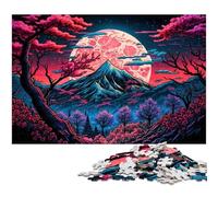 Mount Fuji JigsawPuzzle 1000 Pieces for Adults Puzzles for Adults DIY Home Decor Gift, Brain Teaser Game 26X38CM/10.23x14.96inch