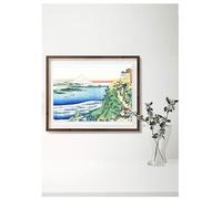 Mount Fuji - Katsushika Hokusai Poster A4 Japanese Art Print Wall Decor Vintage Home Office Gift Aesthetic Room Decoration Timeless Design Artwork Japan Inspired