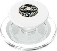 Mount Fuji Retro Japanese Woodblock Kanagawa Graphical Art PopSockets PopGrip for MagSafe