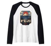 Mount Fuji Summit 3776 Japan Fujisan Volcano Hiking Tokyo Raglan Baseball Tee