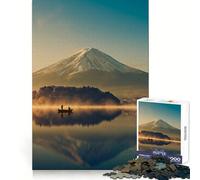 Mount Fuji Sunrise 1000 Piece Jigsaw Puzzles for Adults Jigsaw Creative Fun Clean Cut Fun Challenge Evening Game (38x52cm)