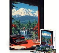 Mount Fuji View from Window 1000 Piece Jigsaws for Teenagers Puzzle Creative Play Fine Thick Real Challenge (50x75cm)