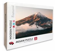 Mount Fuji Wooden Jigsaw Puzzles 30x20in, Cloud Jigsaw Puzzles 1000 Pieces for Adults with Box, Educational Challenging Game, Back Lettering Easy to Distinguish, Summer Gifts, Beautiful Decor, W-8139