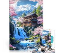 Mount Fujis Peaceful RetreatPuzzles for teenagers 1000 Piece Family Entertainment Toys is ideal as gifts for the whole family 38x26cm