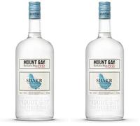 Mount Gay Silver Barbados Rum, 37.5% ABV, 70cl (Pack of 2)