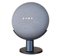 Mount Genie Google Home Mini Pedestal: Improves Sound Visibility and Appearance - Cleanest Mount Holder Stand for Google Mini - Designed in USA (Charcoal)
