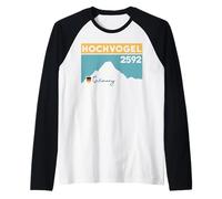 Mount Hochvogel Allgäu Travel Germany Hiking Bavaria Gifts Raglan Baseball Tee
