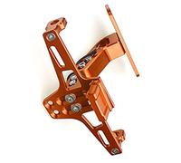 Mount Holder Motorcycle Accessories Rear License Plate Tail Frame Holder Bracket With Light For Kawasaki Z750 Z800 Z900 Z1000 For NINJA400(Orange)