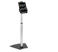 Mount-It! Anti-Theft Universal Tablet Floor Stand Kiosk - Height Adjustable, 360 Degree Rotation - Locking Tablet Mount Stand for iPad, Galaxy, Surface Go & Other 7.9"-10.5" Tablets