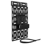 Mount-It! Cable Box Mount Behind TV | Adjustable Universal Mounting Bracket for Streaming Devices, Router, Modem, DVD | Wall and Behind TV Compatible, Steel