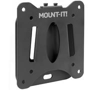 Mount-It! Low Profile Fixed TV Wall Mount For Small Televisions Computer Monitors, Fits 19, 20, 22, 24, 27, 29 30 and 32 Inch, Quick Disconnect, 60 Lbs Capacity, VESA 75x75 mm and 100x100 mm, Black