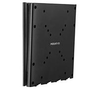 MOUNT-IT! Low-Profile Fixed TV Wall Mount With Removable Plate | Flush Wall Mounting Bracket Fits 23" - 42" Screens Up To VESA 200x200 mm, 66lbs Capacity, Black