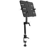 Mount-It! Tablet Pole Mount | Universal Full Motion Holder for iPad, Phone or Tablet | C-Clamp Base | Fits 6-14 Inch Screens