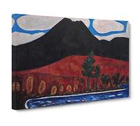 Mount Katahdin By Marsden Hartley Canvas Print | Gallery Wrapped 30mm Frame Wall Art | 30x20 inches | Ready to Hang | Classic Picture | Living Room Bedroom Lounge Office