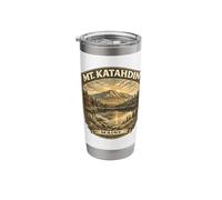 Mount Katahdin Maine Mt. Katahdin Maine Appalachian Trail Stainless Steel Insulated Tumbler