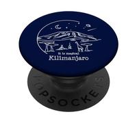 Mount Kilimanjaro Finisher Hike Africa Trekking Hiking Gifts PopSockets Swappable PopGrip