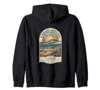 Mount-Kilimanjaro Lemosho-Route Tanzania African Hiking Zip Hoodie