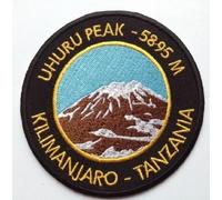 Mount Kilimanjaro Uhuru Peak Tanzania 3.5" Embroidered Iron on Patch / Badge / Applique!