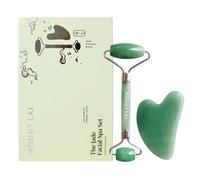 Mount Lai Jade Gua Sha Facial Tools, Jade Roller and Gua Sha Facial Tools Set, Guasha Tool for Face to Relieve Muscle Tension and Reduce Puffiness, Anti Aging Skin Care Sets for Women