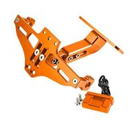 Mount License For 450FX For WR250F For WR426F For WR450F For WR250R/X For TTR250 Motorcycle Rear License Plate Mount Holder Turn Signal Lights Number Plate Holder(Orange)