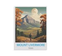 Mount Livermore Texas，Jigsaw Puzzle 1000 Piece Game Artwork Travel Souvenir（38x26cm）-HG86