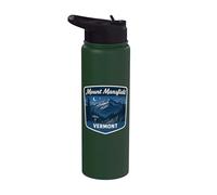Mount Mansfield Vermont Hiking Long Trail Mountain Nature Stainless Steel Insulated Water Bottle
