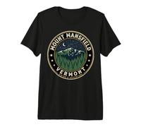 Mount Mansfield Vermont Hiking Vintage Badge Premium T-Shirt