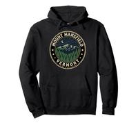 Mount Mansfield Vermont Hiking Vintage Badge Pullover Hoodie