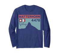 Mount Matterhorn Climbing Zermatt Hike Swiss Hiking Gifts Long Sleeve T-Shirt