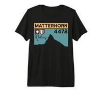 Mount Matterhorn Switzerland Zermatt Hike Swiss Hiking Gifts Premium T-Shirt