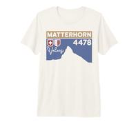 Mount Matterhorn Switzerland Zermatt Hike Swiss Hiking Gifts Premium T-Shirt
