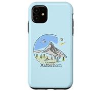 Mount Matterhorn Zermatt Wallis Hike Hiking Climbing Gifts Case for iPhone 11