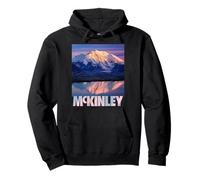Mount McKinley (Denali) Alaska Mountain Range Pullover Hoodie