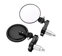 Mount Mirror 22mm Motorcycle Handle Bar End Side Rearview Mirrors For Suzuki GSF600 For Bandit GS1000 GS500 GSX1100F For Katana(Black)