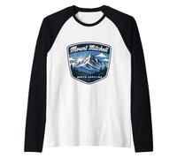 Mount Mitchell North Carolina Mountain Hiking Adventure Raglan Baseball Tee