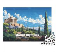 Mount Olympus Greece Jigsaw Puzzle for Adults, 1000 Pieces, 70x50cm/1000pcs, New Year Indoor Activity, Winter Downtime And A Fresh Start