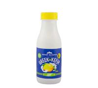 Mount Olympus Pure Foods: Lemon Goats' Kefir - Sugar-Free, Natural Probiotic Drink, Gut Health, Low Lactose, High in Active Cultures - Ideal for Digestive Wellness, Dairy Sensitivity - 330ml (6 Pack)