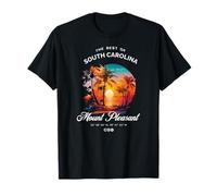 Mount Pleasant SC GPS Best of South Carolina Beach Sunset T-Shirt
