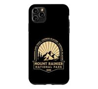 Mount Rainer National Park Washington Retro Sunburst Graphic Case for iPhone 11 Pro Max