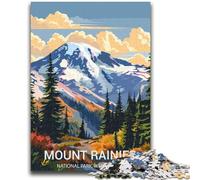 Mount Rainier National Park JigsawPuzzle 1000 Pieces for Teenagers, Family Game Stress Reliever Difficult Challenge Gifts for Friends And Family 1000pcs (26x38cm)