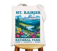 Mount Rainier National Park Tote Bag Mt. Rainier Gift Mount Rainier Hiking Gift Mt. Rainier Souvenir Shoulder Bag (Rainier UK2)