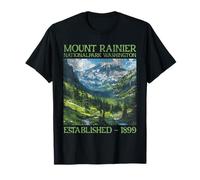 Mount Rainier National Park | Washington | Outdoor Camping T-Shirt